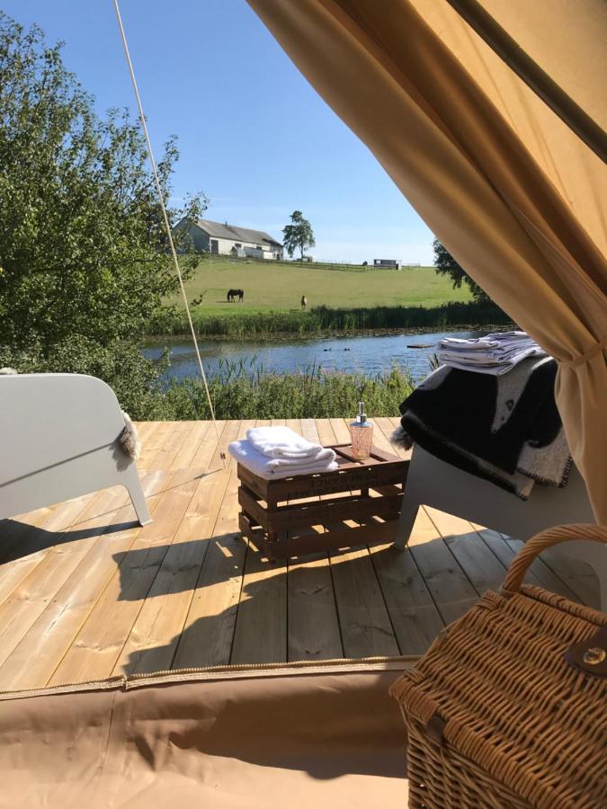 Appartamento Glamping Och Gardslagenhet Mellan Himmel Och Hav Skivarp Esterno foto